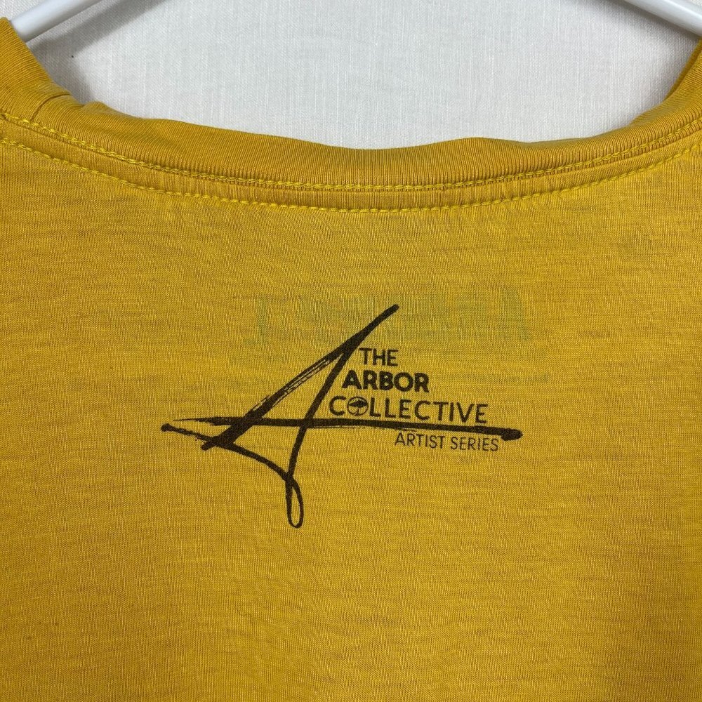 Arbor Thrashed Organic Cotton Bamboo Graphic Tshirt Mens L Skater Grunge Patina - Picture 6 of 9